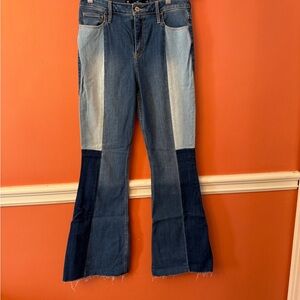 Stylish Women's Patchwork Jeans